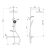 Душевая система с термостатом Koller Pool Orion PRO, хром- Фото 2